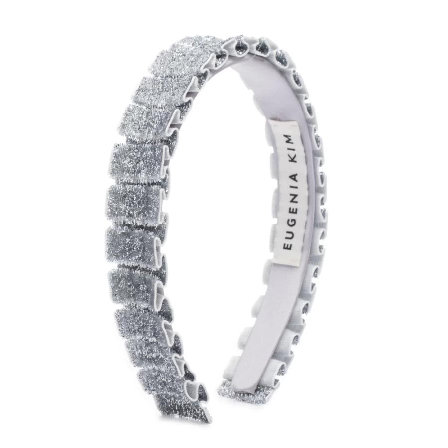 Eugenia Kim Rafaela Metallic Silver Headband for Women
